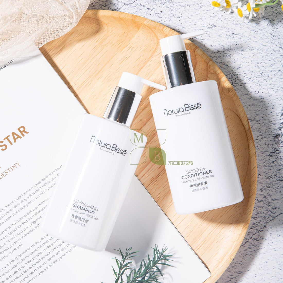 NATURA BISSE Shampoo & Shower Gel & Conditioner & Body Lotion & Hand Wash 300ML