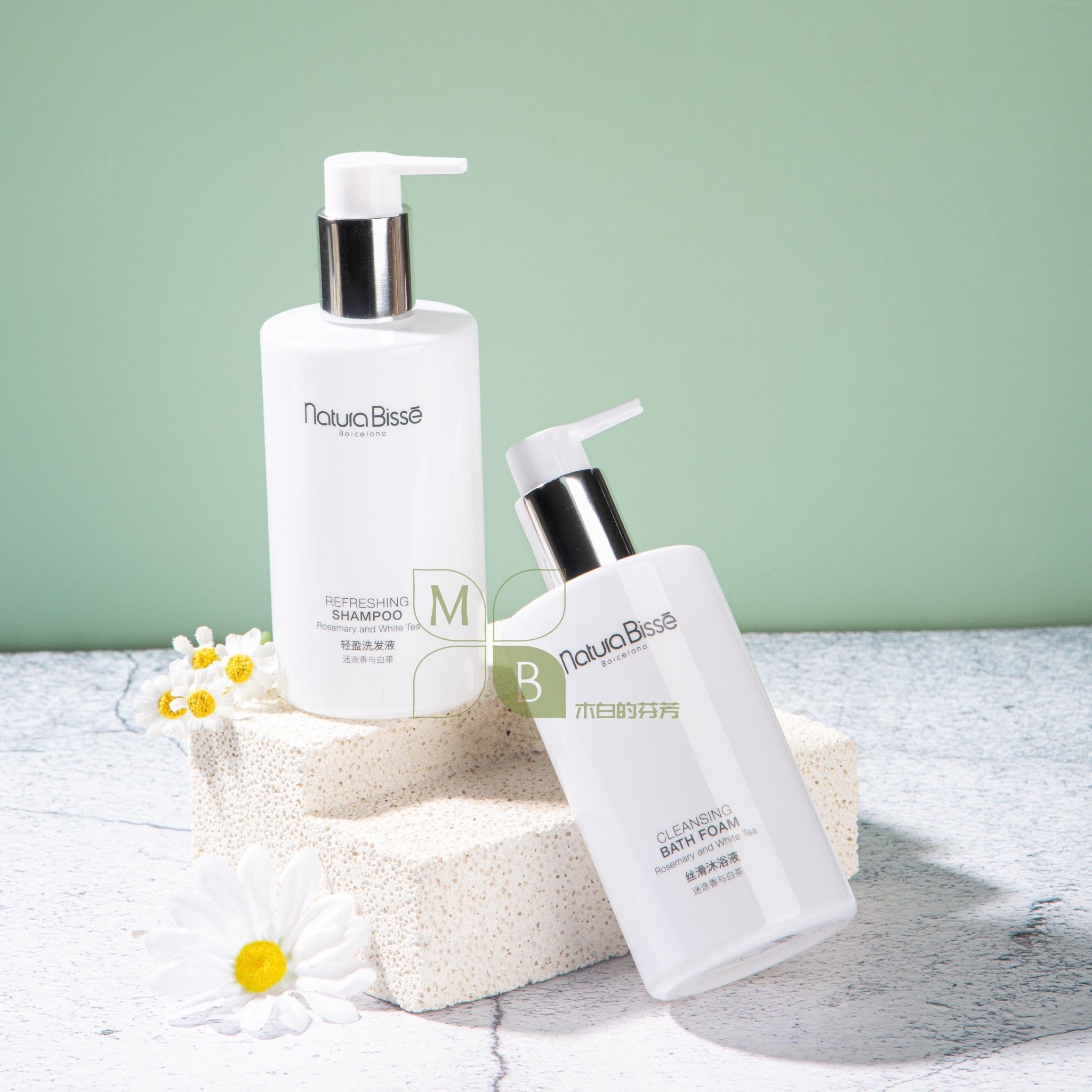 NATURA BISSE Shampoo & Shower Gel & Conditioner & Body Lotion & Hand Wash 300ML