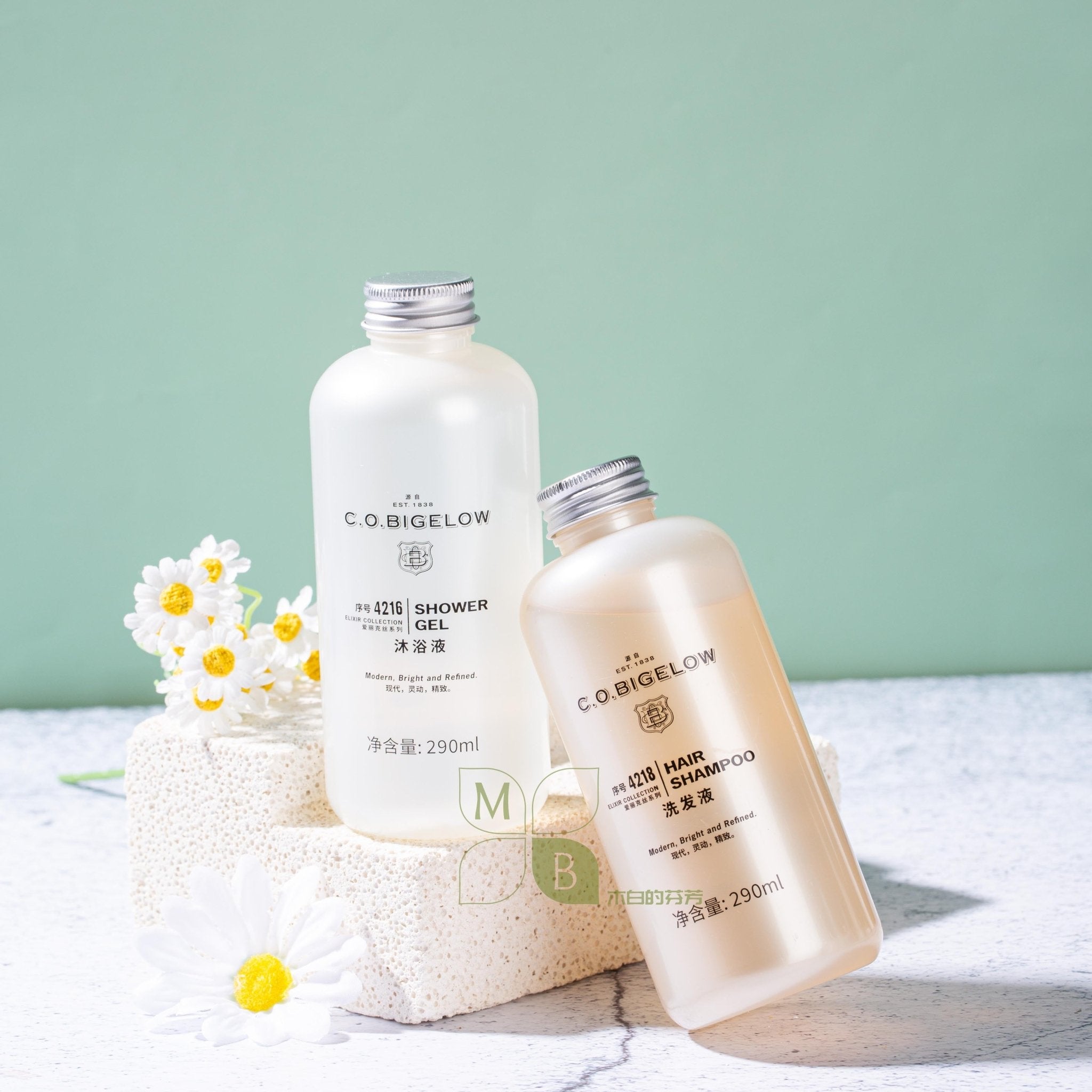 C.O.BIGELOW Shampoo & Shower Gel & Conditioner & Body Lotion & Hand Wash 290ML