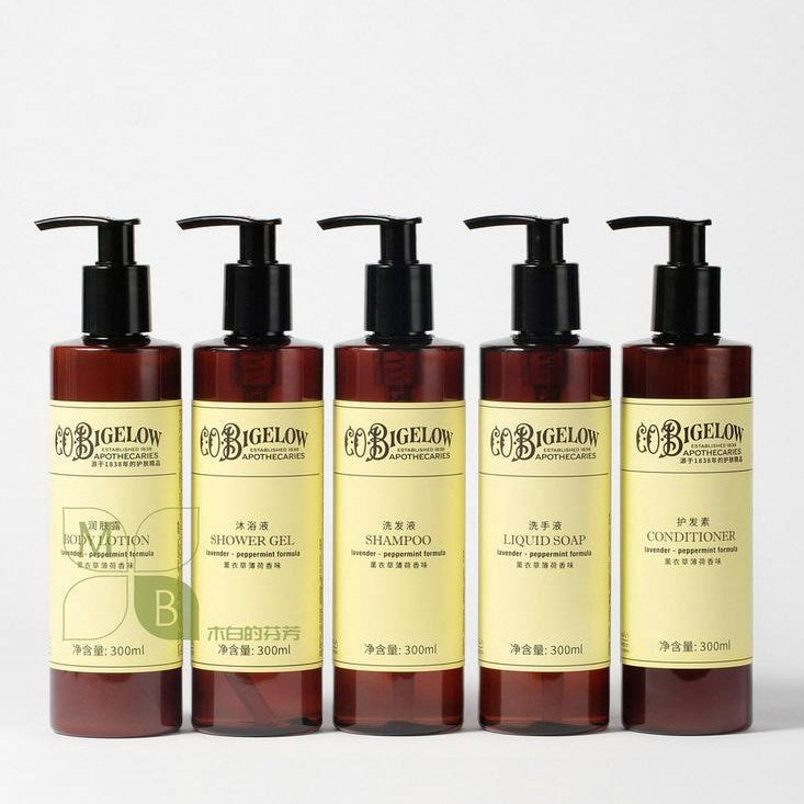 Pullman Hotel Shampoo or Conditioner or Shower Gel or Body Lotion or Hand Wash 300ML C.O. Bigelow
