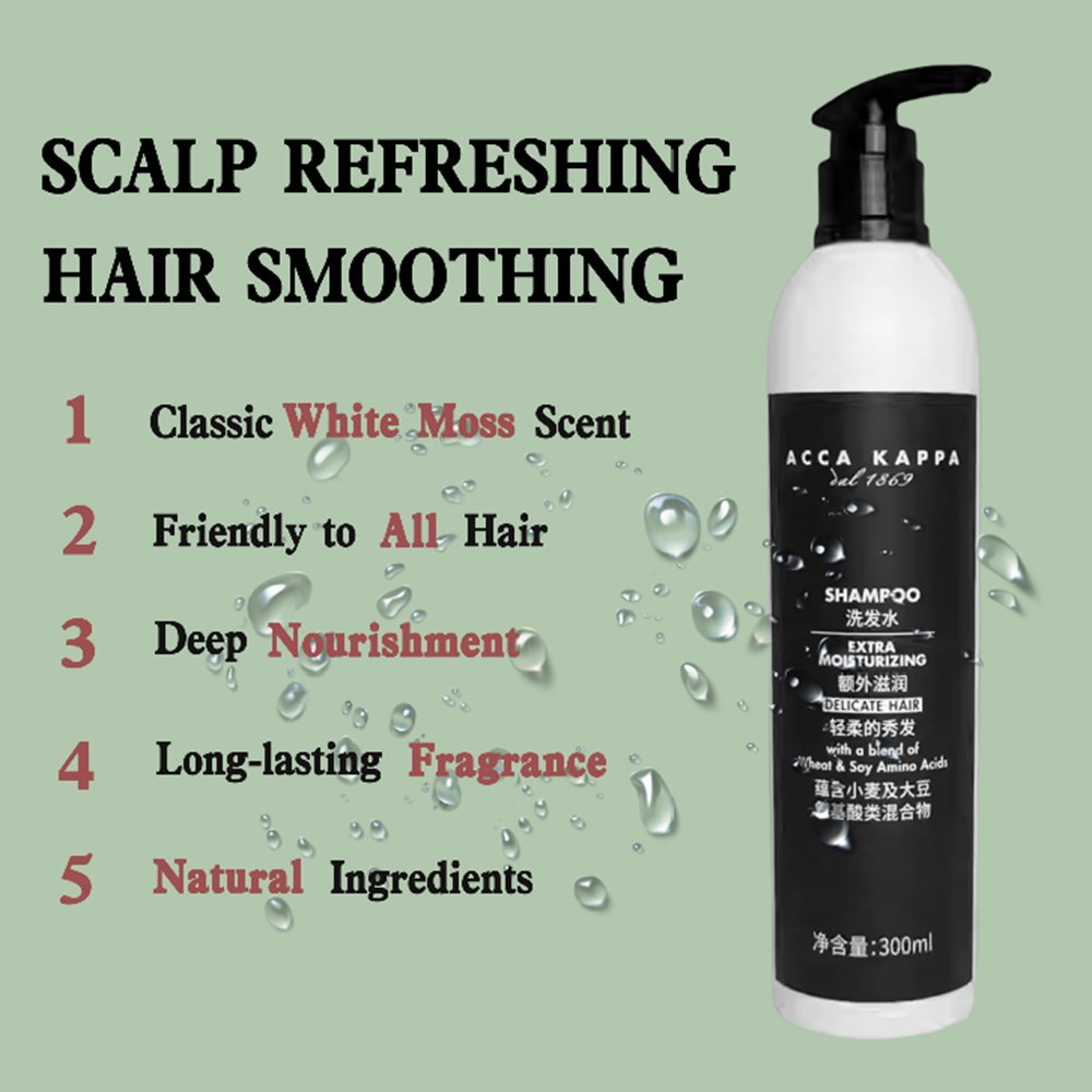 ACCA KAPPA Shampoo & Conditioner 300ML 10.2 oz