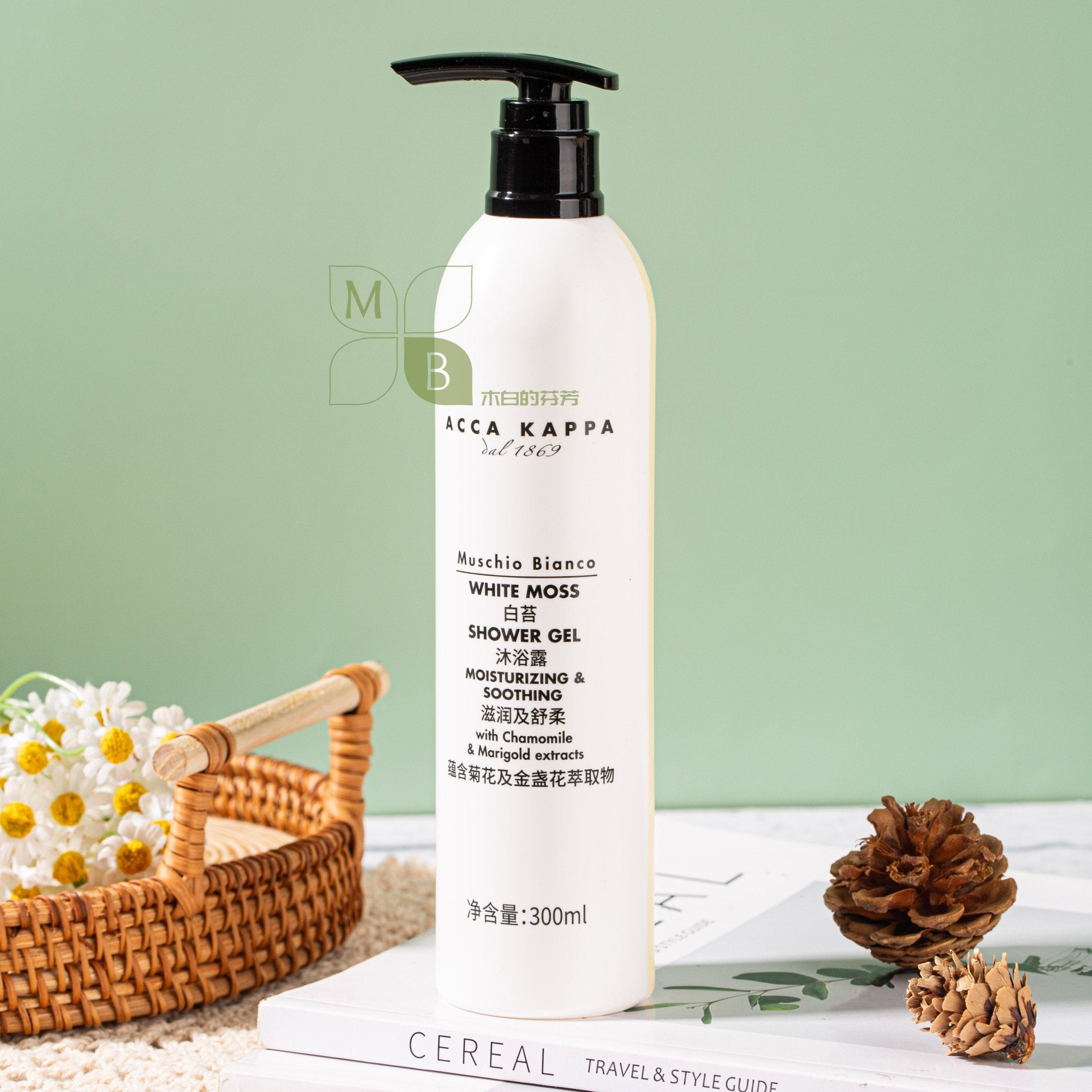 ACCA KAPPA Shower Gel & Body Lotion 300ML 10.2 oz