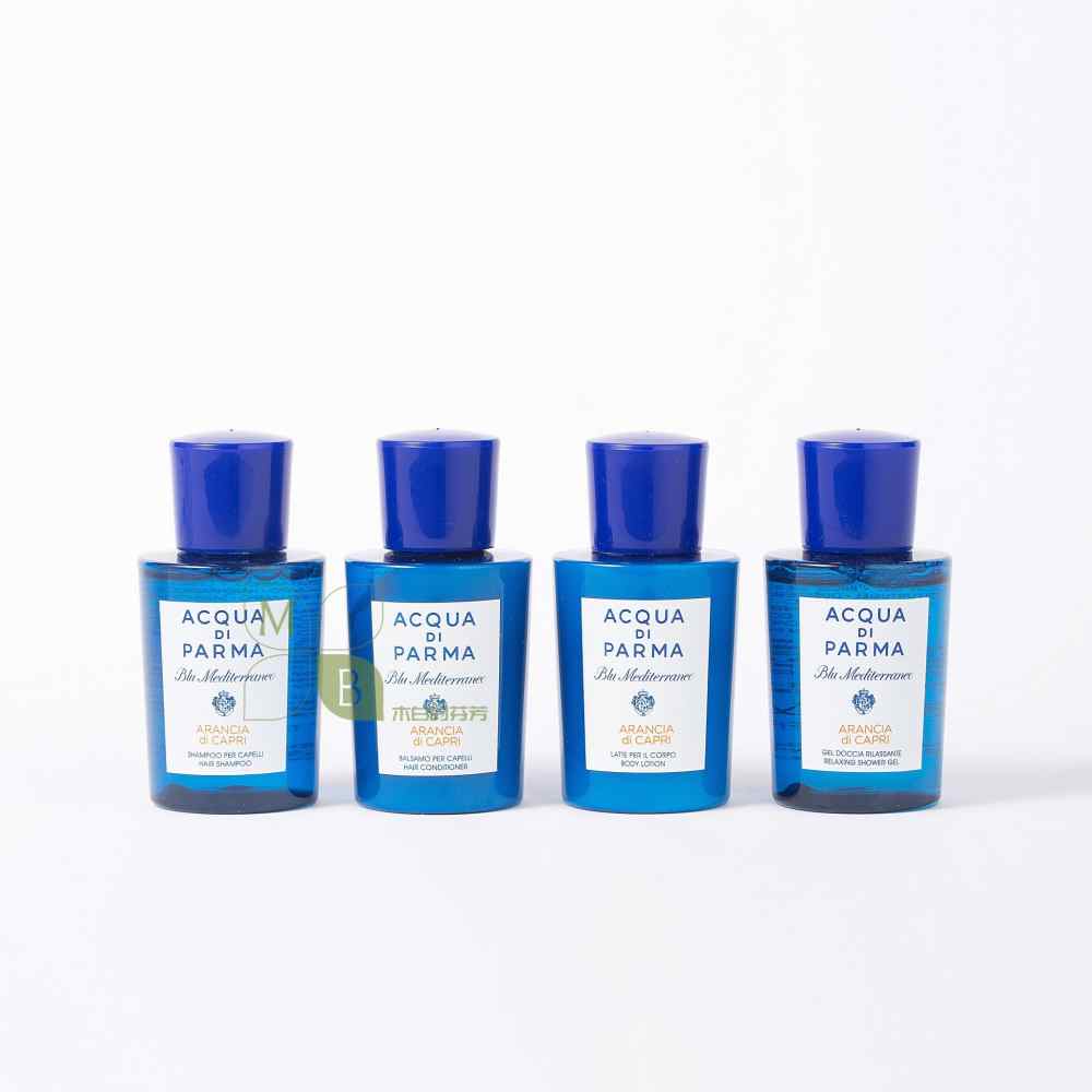 Acqua Di Parma Blu Mediterraneo Shampoo & Conditioner & Shower Gel & Body Lotion 40ml