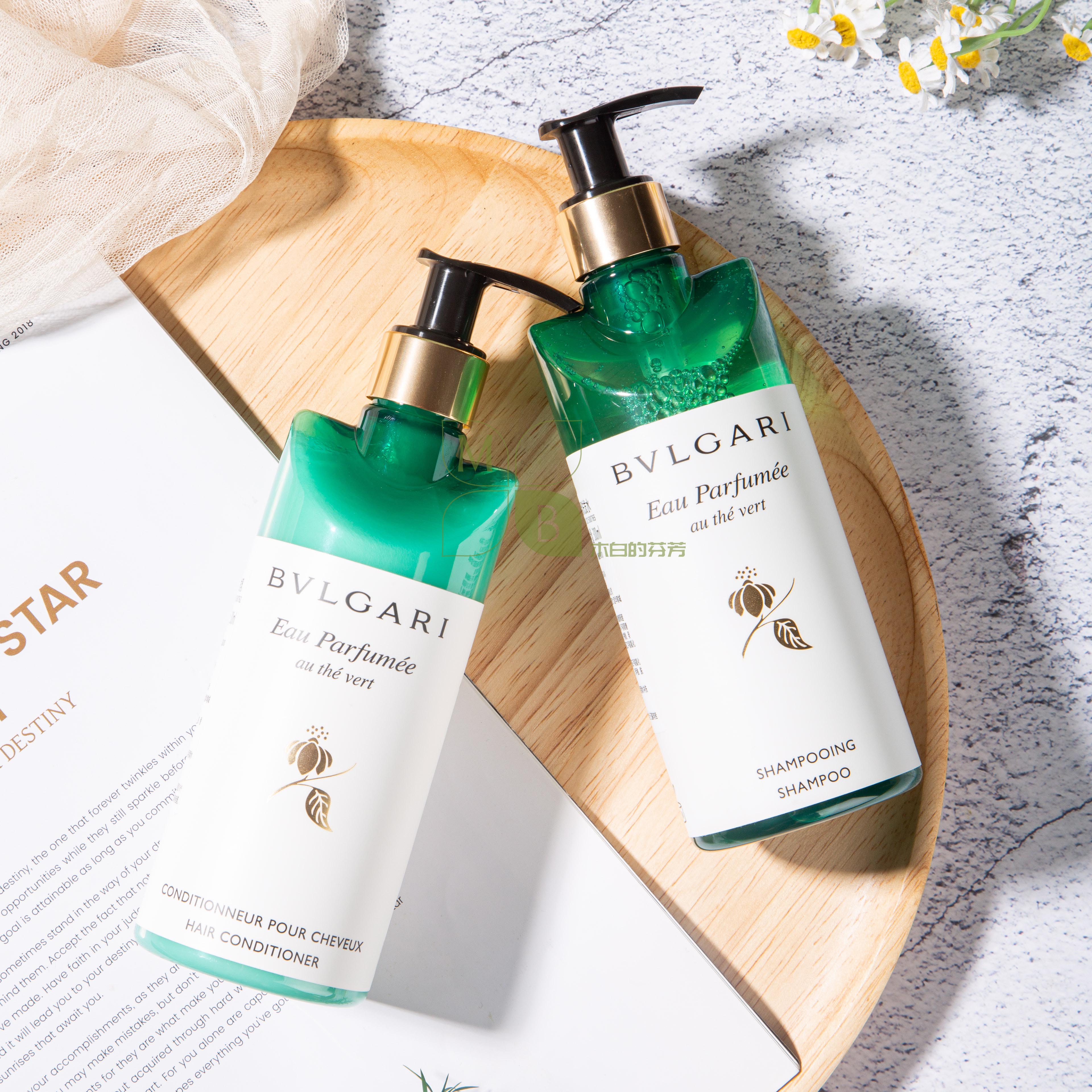 BVLGARI Shampoo & Conditioner & Body Lotion & Shower Gel & Hand Wash & Hand Lotion Green Tea 300ML