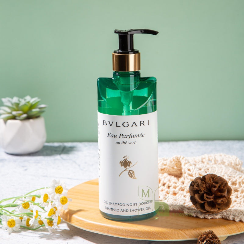 BVLGARI Shampoo & Conditioner & Body Lotion & Shower Gel & Hand Wash & Hand Lotion Green Tea 300ML