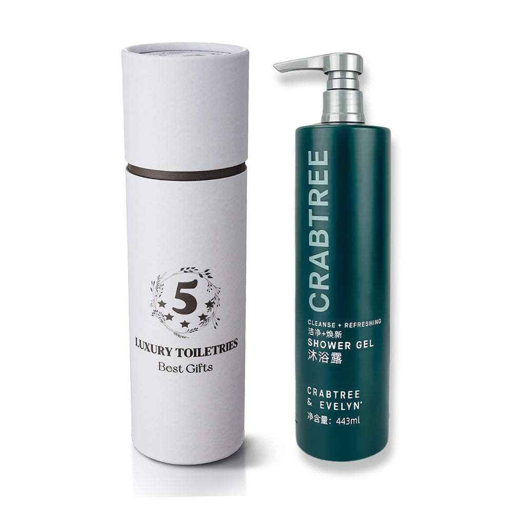 Hilton Crabtree and Evelyn Shower Gel | Body Lotion | Verbena & Lavender 443ML (15oz)