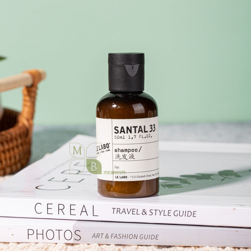 LE LABO SANTAL 33 body lotion, hotel-shampoo-conditioner