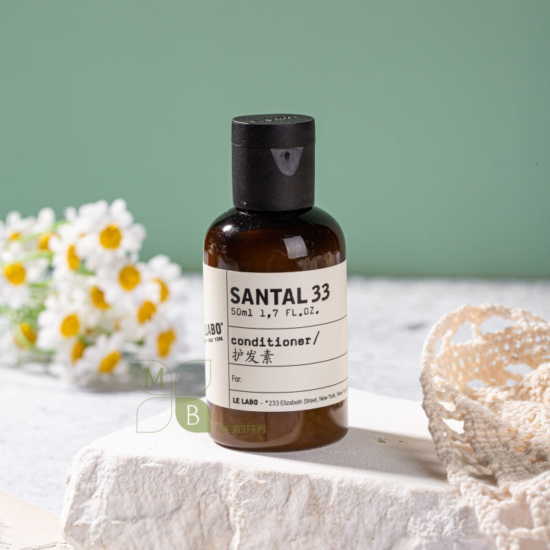LE LABO SANTAL 33 body lotion, hotel-shampoo-conditioner