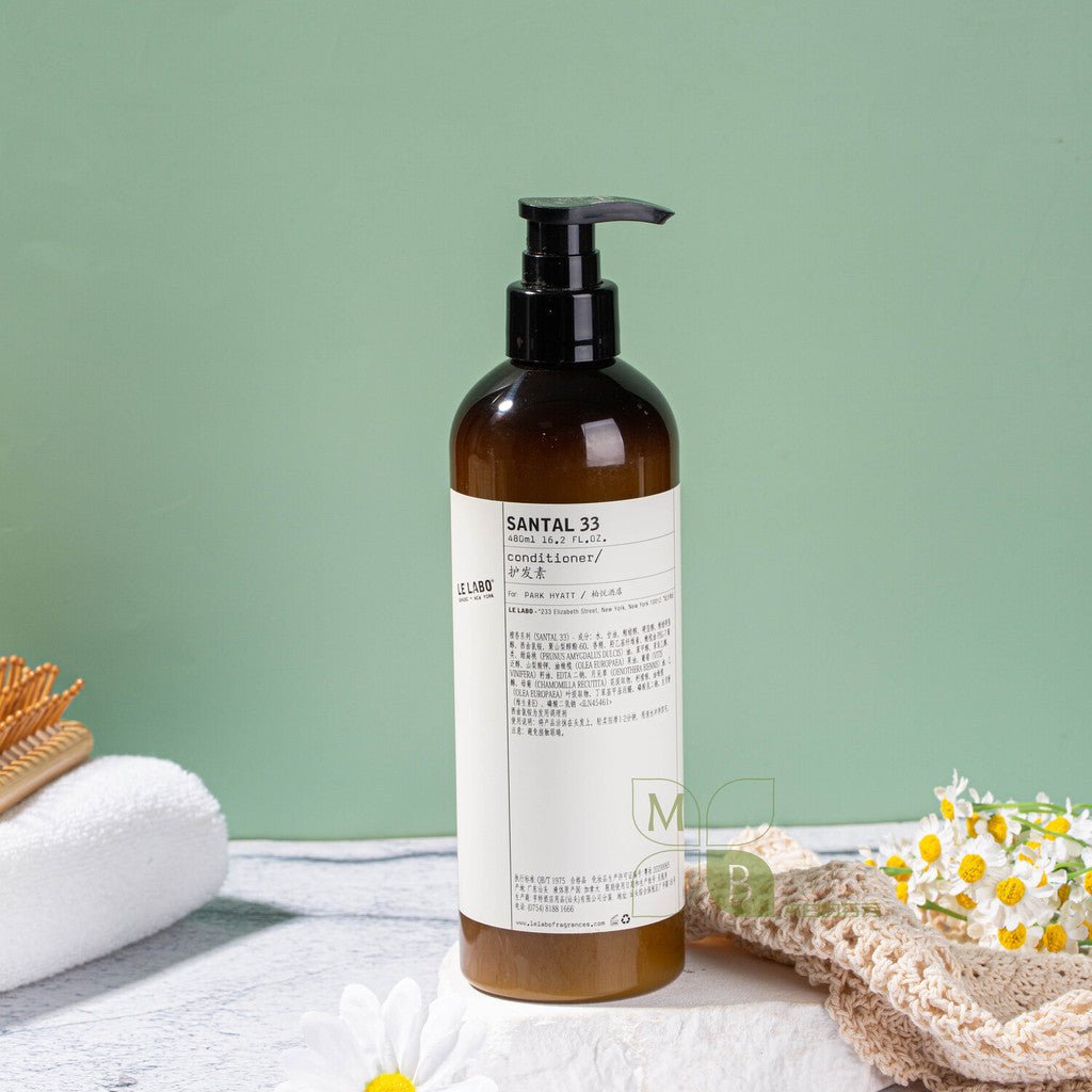 LE LABO SANTAL 33 body lotion, hotel-shampoo-conditioner