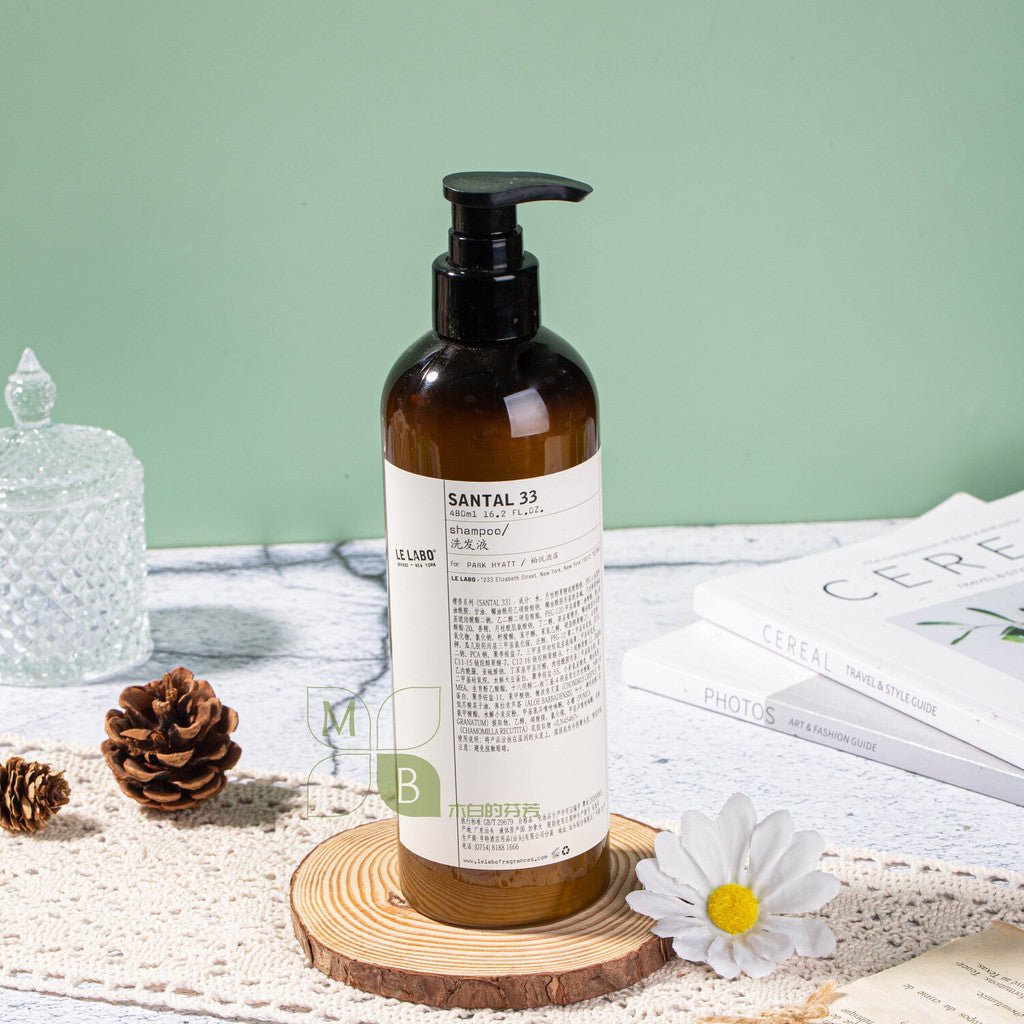 LE LABO SANTAL 33 body lotion, hotel-shampoo-conditioner