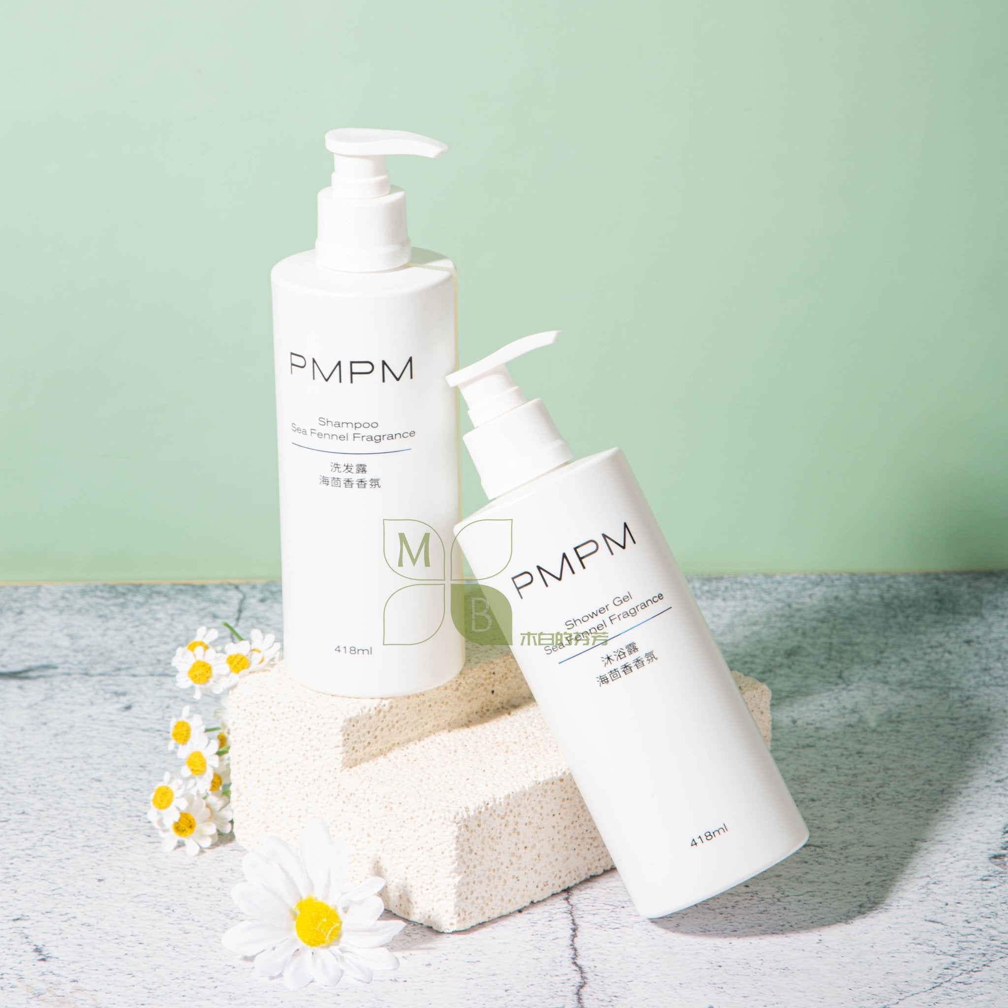 PMPM body lotion, hotel-shampoo-conditioner