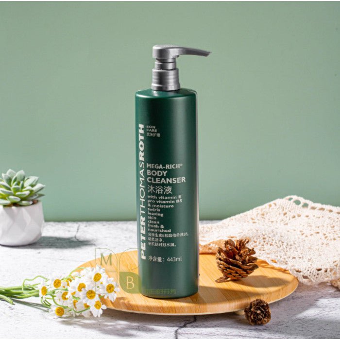 Peter Thomas Roth body lotion, hotel-shampoo-conditioner