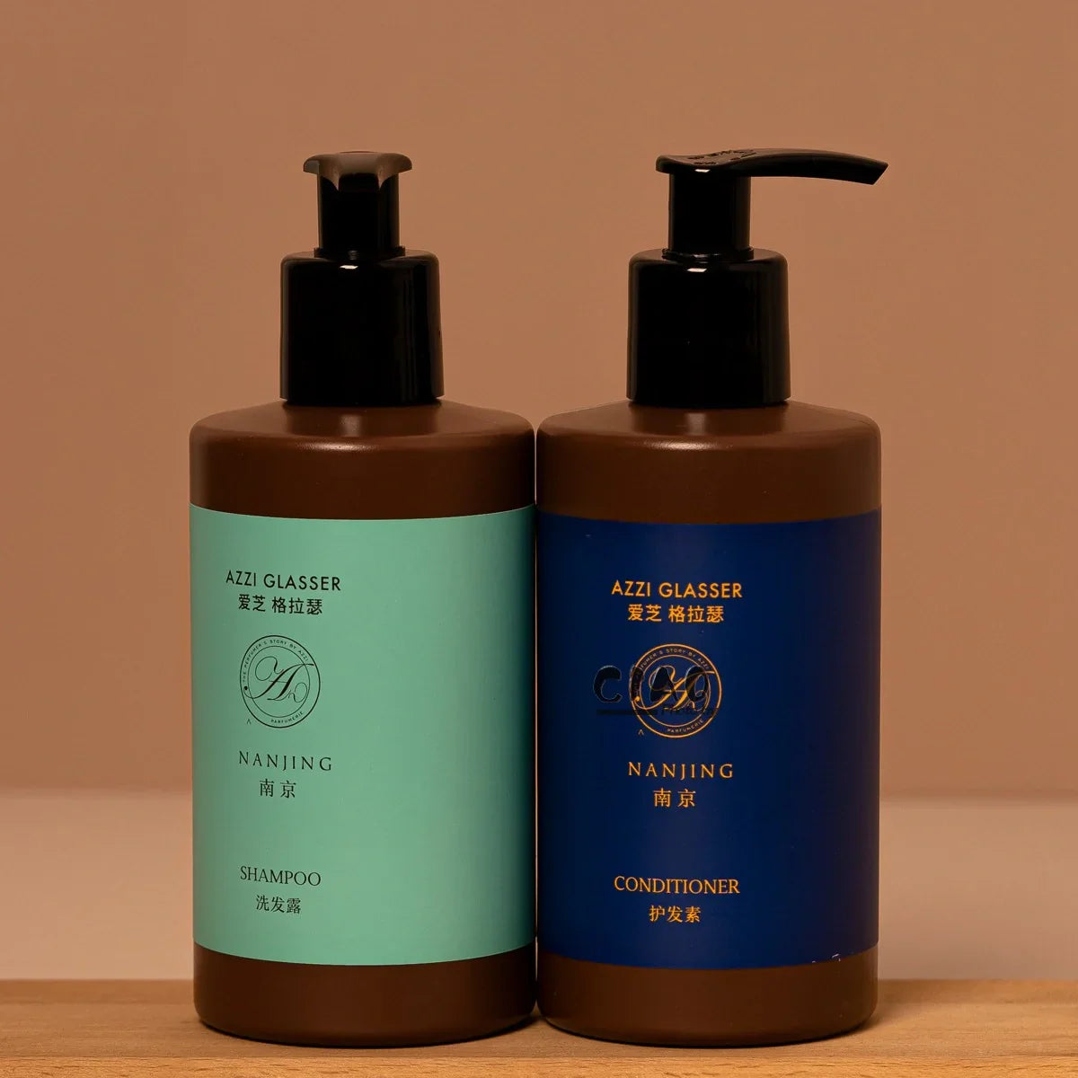 AZZI GLASSER Shampoo & Conditioner & Body Lotion & Shower Gel 300ML