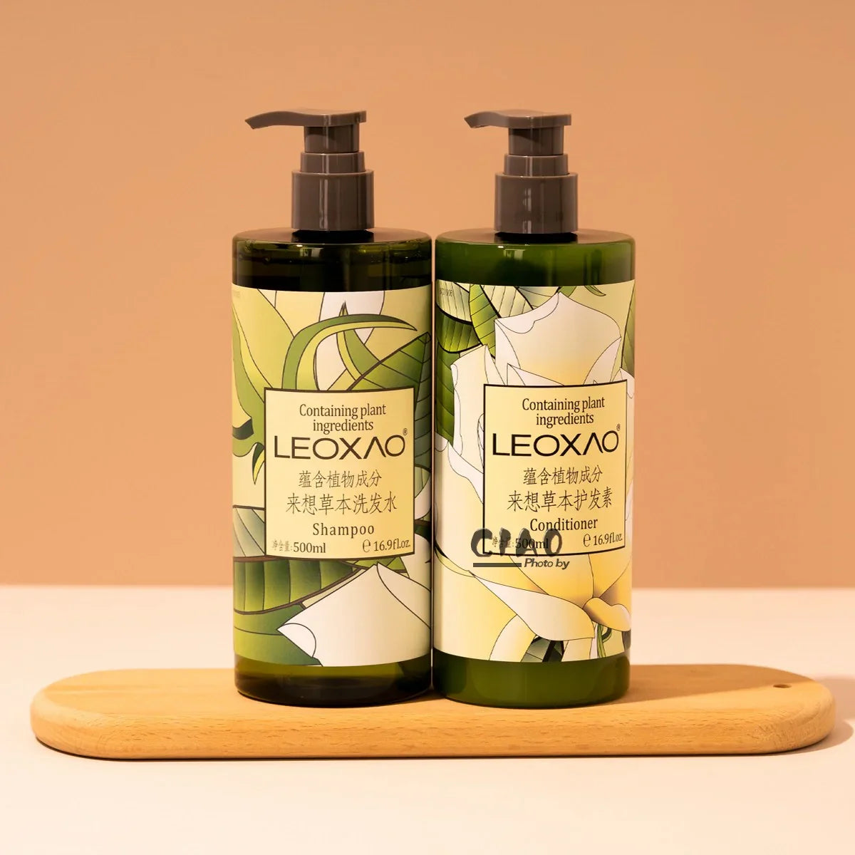 LEOXAO Shampoo & Conditioner & Body Lotion & Shower Gel 500ML