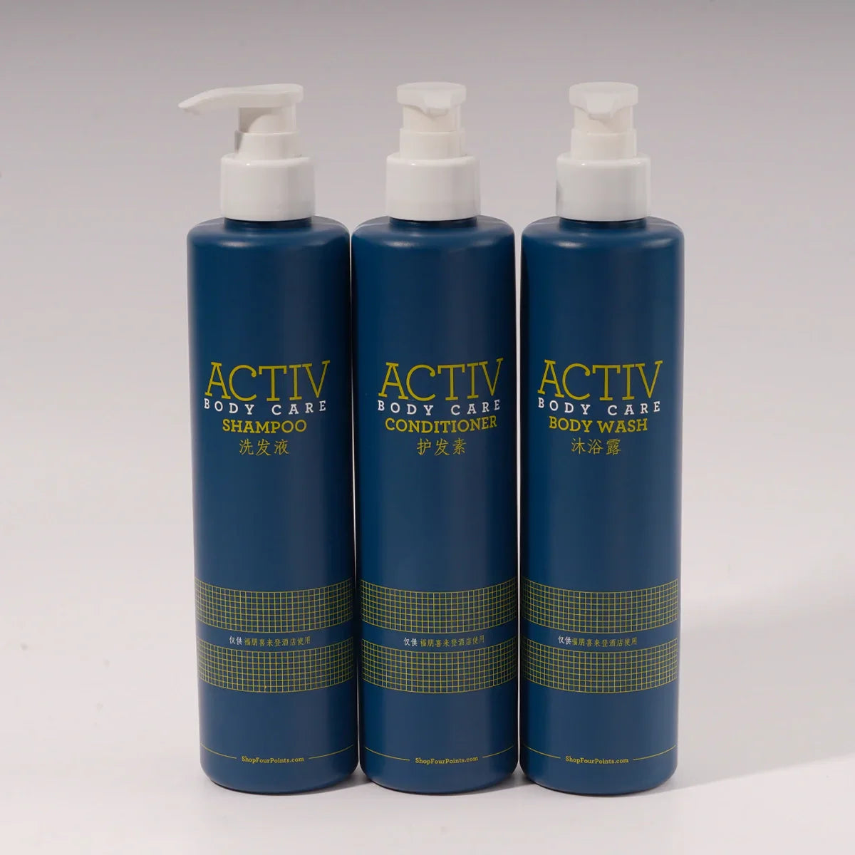 ACTIV Shampoo & Conditioner & Shower Gel 360ML