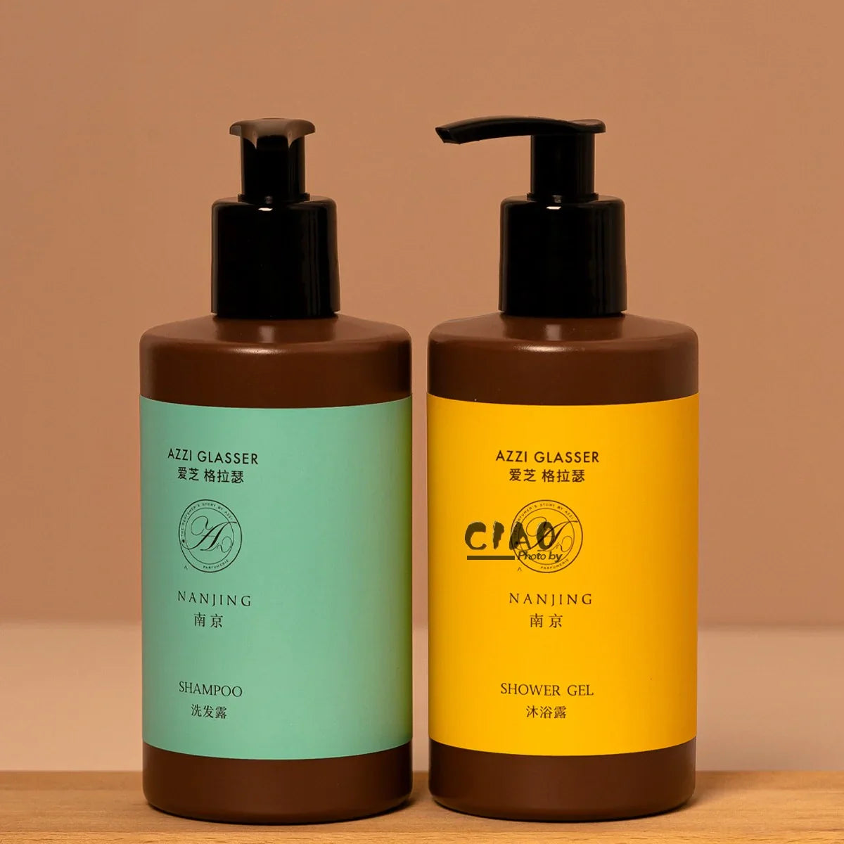 AZZI GLASSER Shampoo & Conditioner & Body Lotion & Shower Gel 300ML