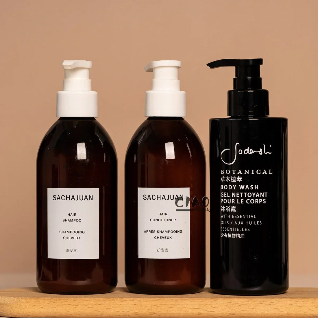 SACHAJUAN Shampoo & Conditioner & Body Lotion & Shower Gel 300ML
