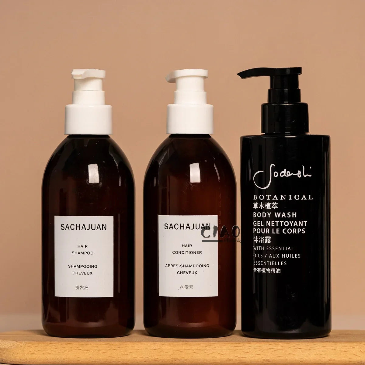 SACHAJUAN Shampoo & Conditioner & Body Lotion & Shower Gel 300ML
