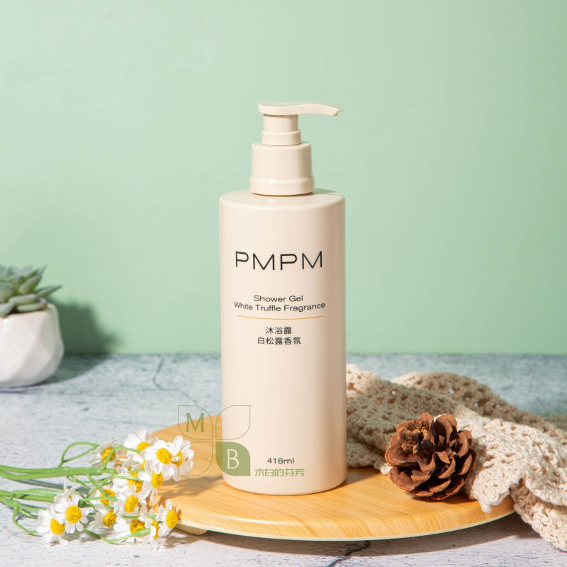 PMPM White Truffle Fragrance Shampoo & Shower Gel & Conditioner & Body Lotion 418ML