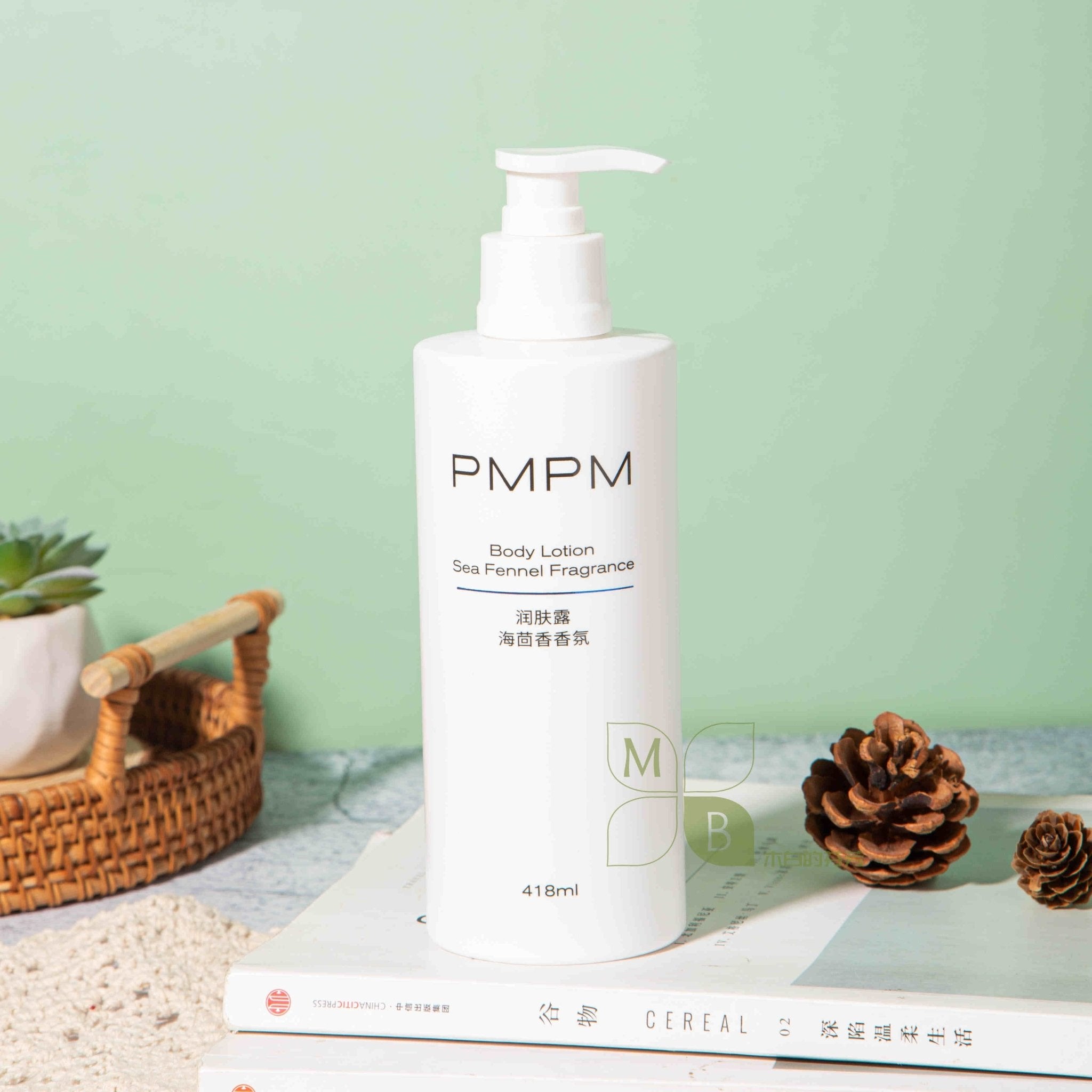 PMPM body lotion, hotel-shampoo-conditioner