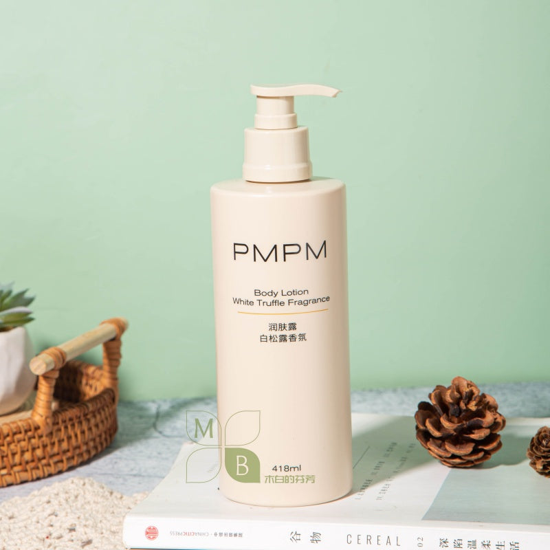 PMPM White Truffle Fragrance Shampoo & Shower Gel & Conditioner & Body Lotion 418ML