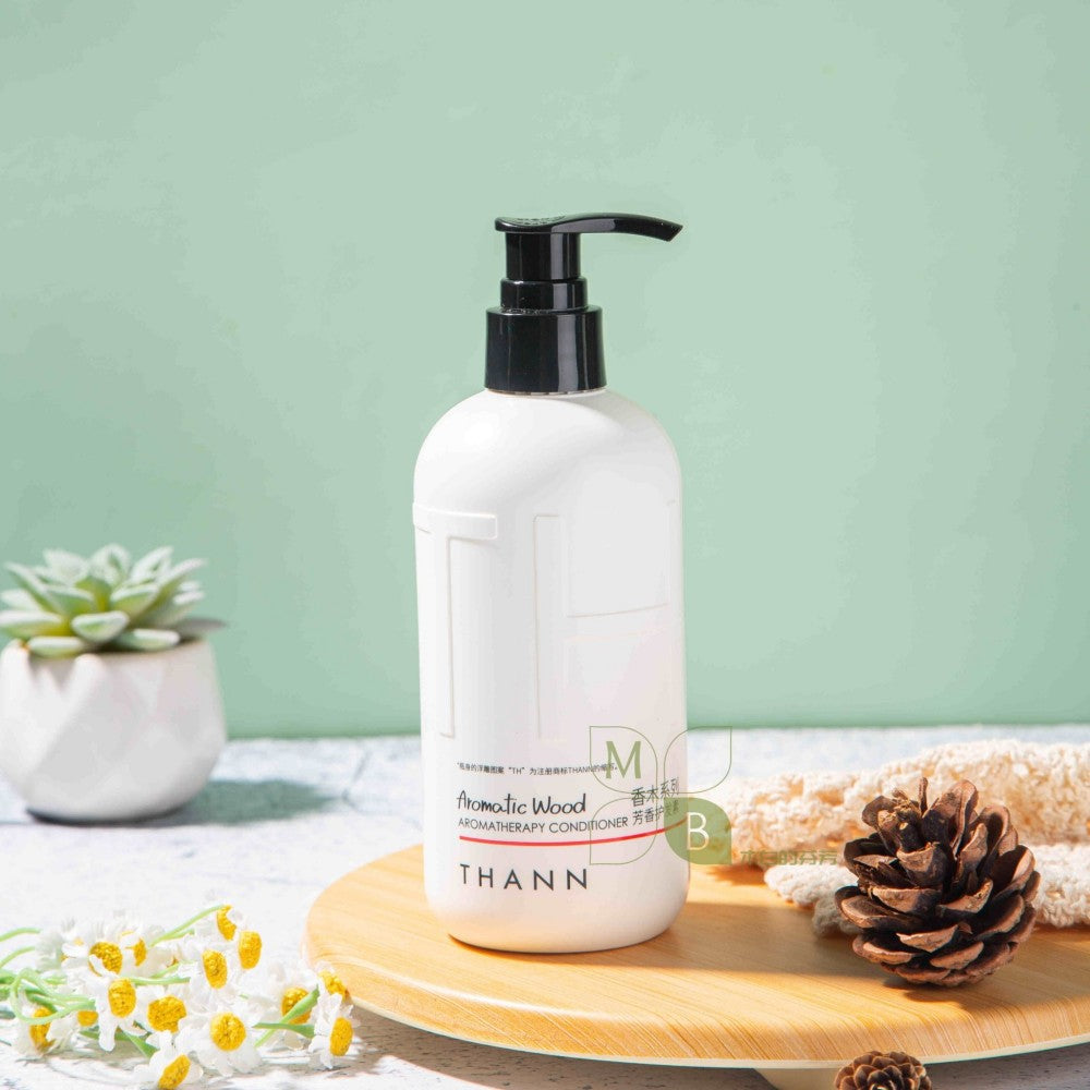 THANN body lotion, hotel-shampoo-conditioner