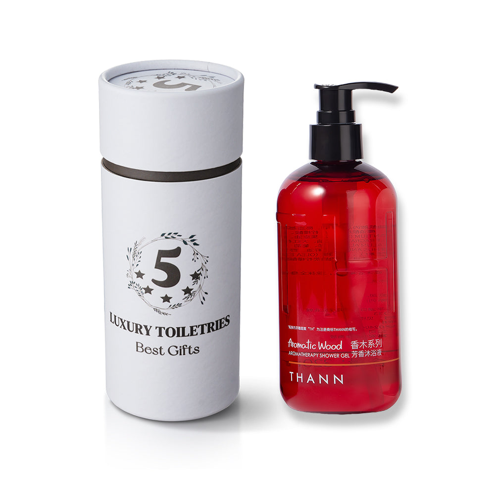 THANN Aromatic Wood Shampoo & Conditioner & Shower Gel &Body Lotion & Hand Wash 320ML