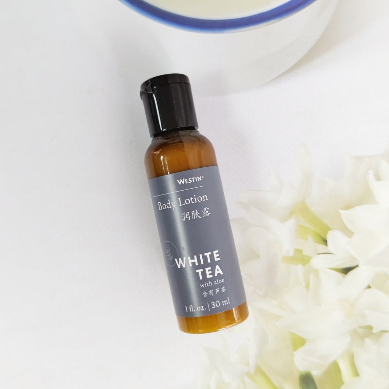 WESTIN body lotion, hotel-shampoo-conditioner