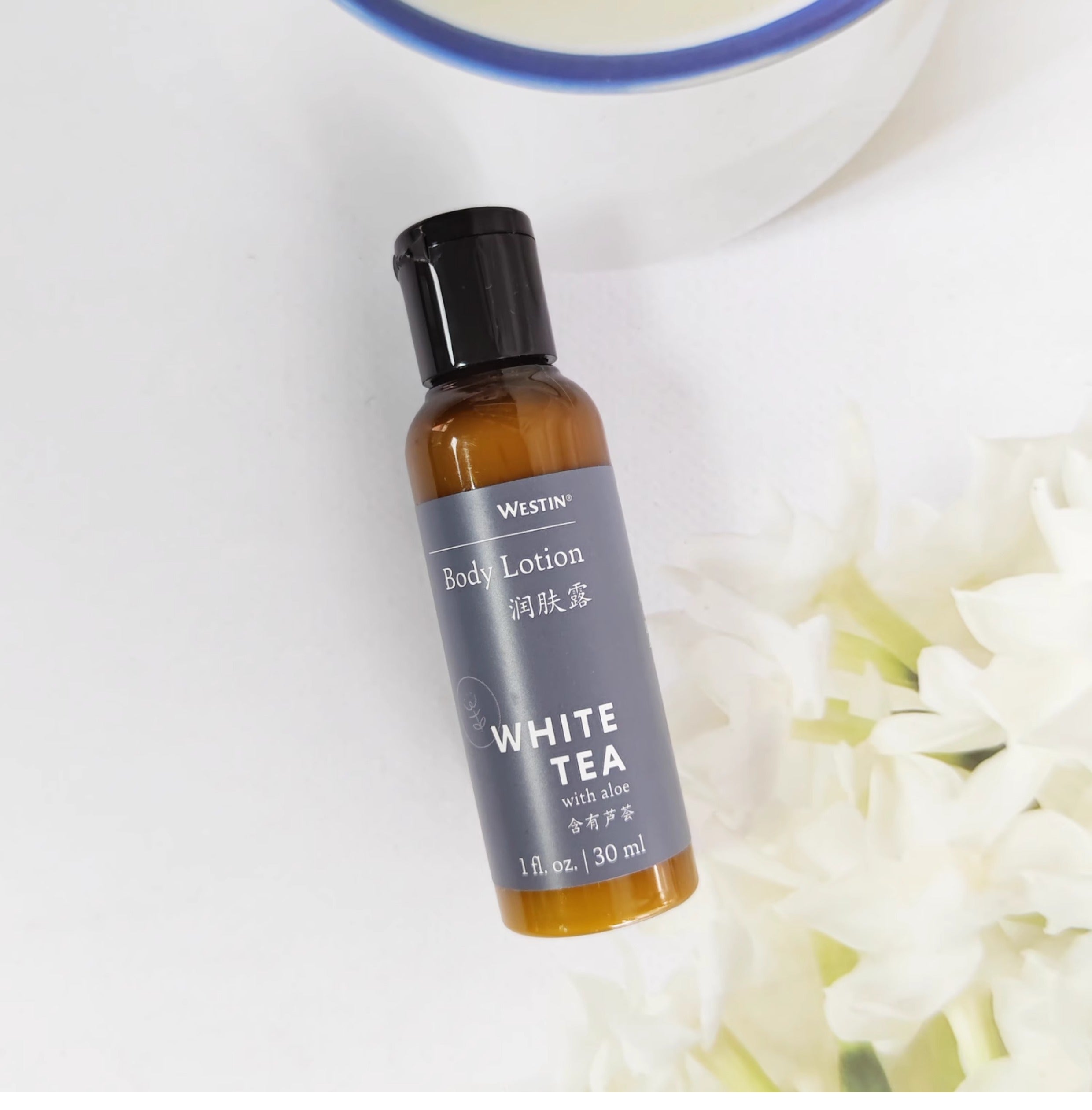 WESTIN body lotion, hotel-shampoo-conditioner