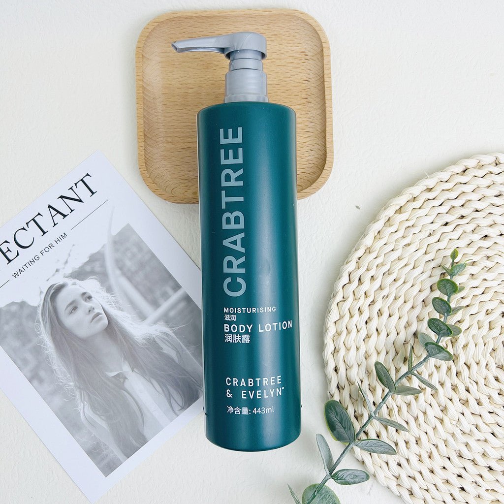 Crabtree and Evelyn body lotion, Hiltion, hotel-shampoo-conditioner
