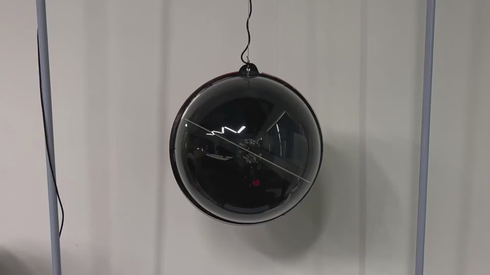 Rechargeable Portable 3D Hologram Display Led Fan 4.72" -Wall Mount Type