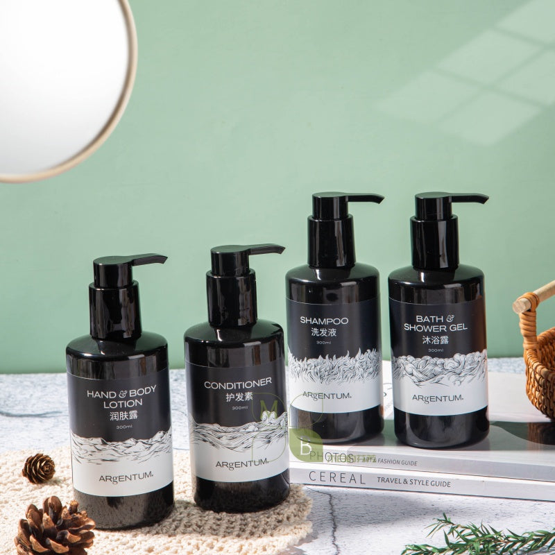 MGM Hotel Shampoo & Shower Gel & Conditioner & Body Lotion 300ML