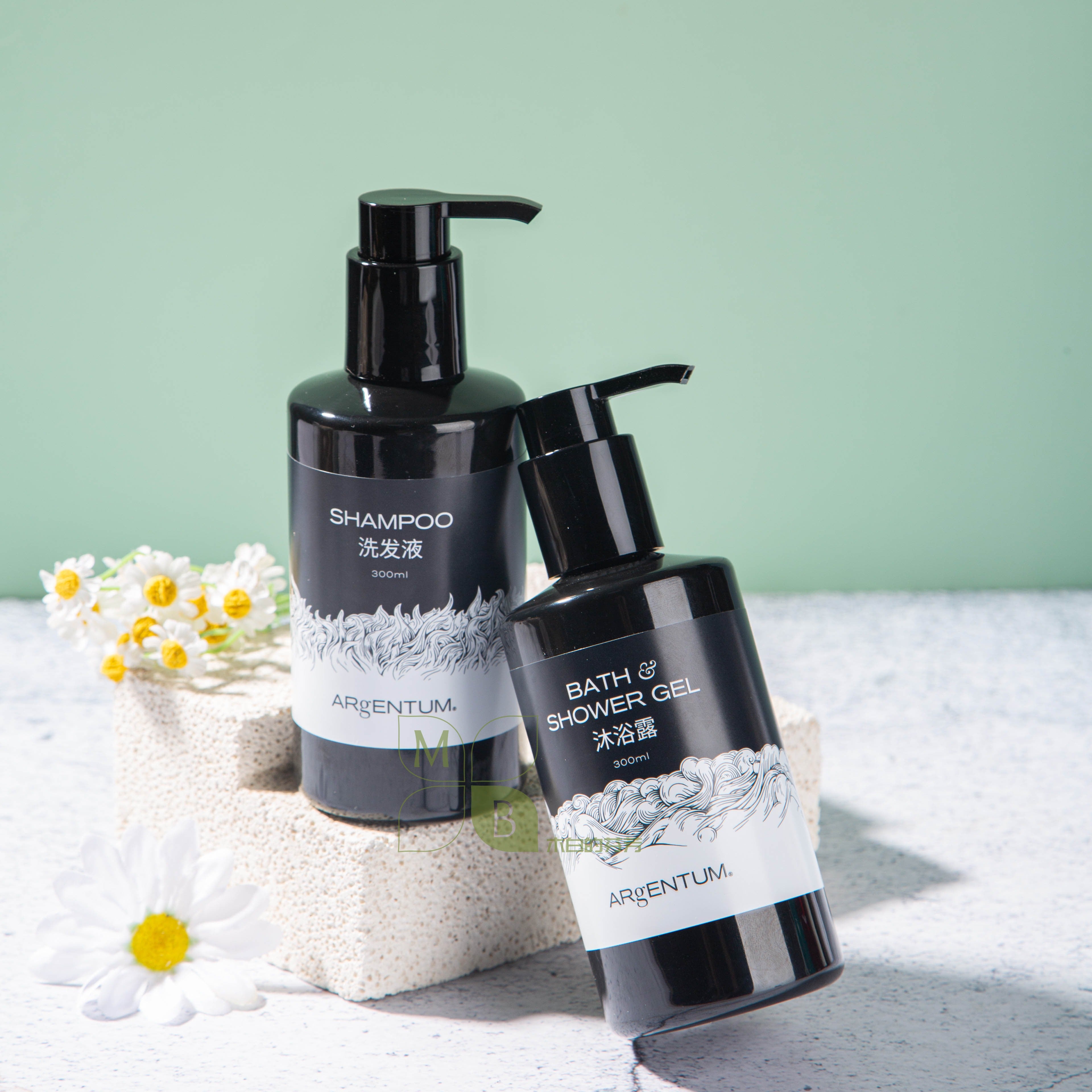 ARGENTUM Shampoo &amp; Shower Gel &amp; Conditioner &amp; Body Lotion 300ML