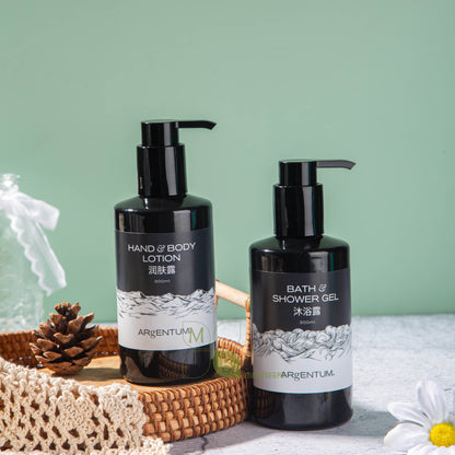 ARGENTUM Shampoo &amp; Shower Gel &amp; Conditioner &amp; Body Lotion 300ML