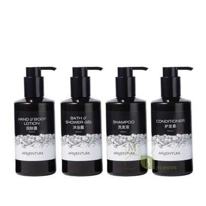 ARGENTUM Shampoo &amp; Shower Gel &amp; Conditioner &amp; Body Lotion 300ML