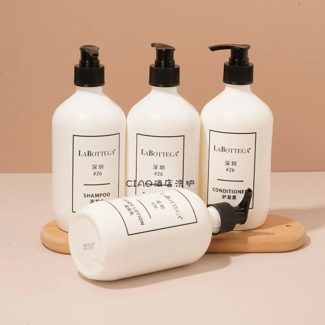 LABOTTEGA Shampoo &amp; Conditioner &amp; Body Lotion &amp; Shower Gel 500ML