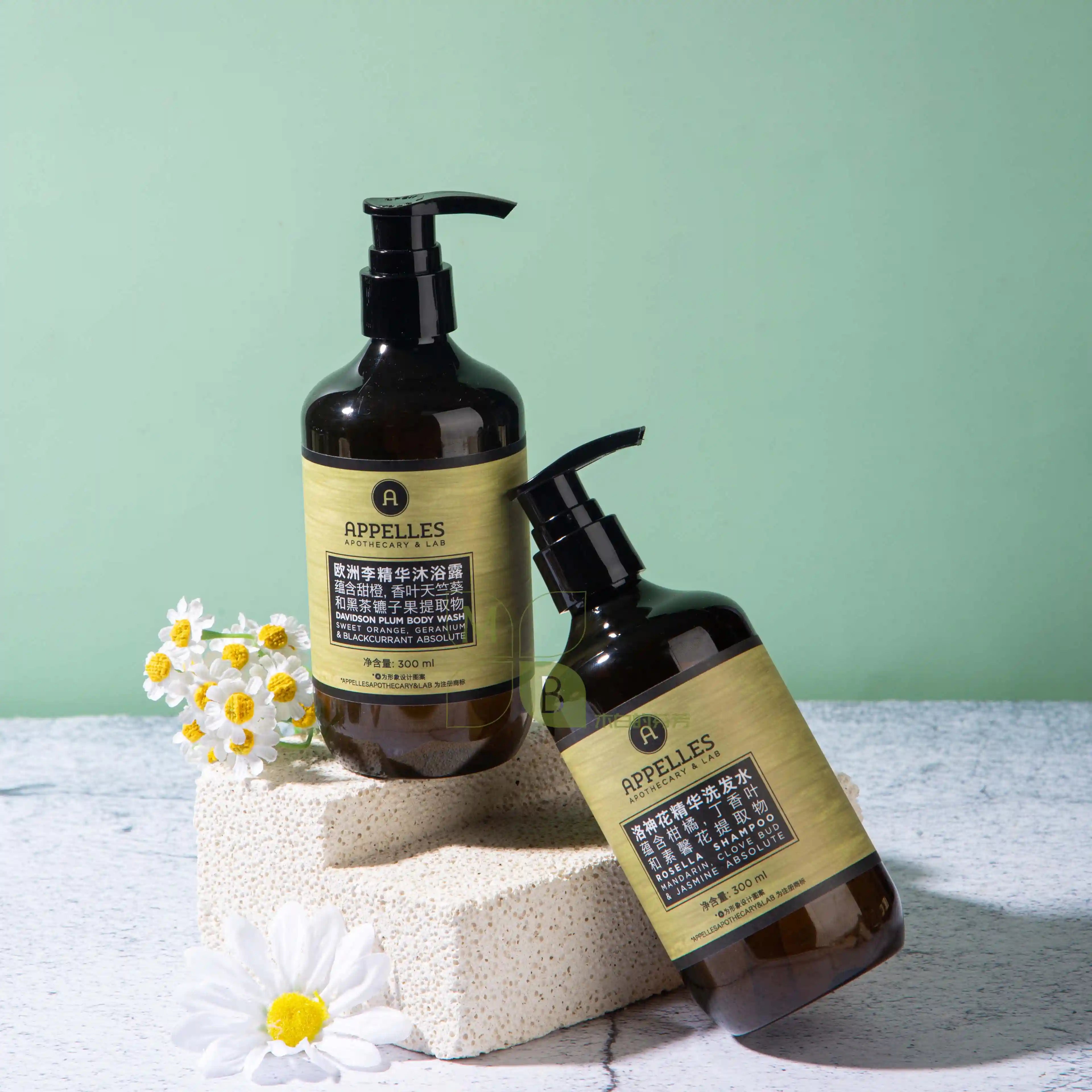 Langham Hotel Shampoo &amp; Conditioner &amp; Body Lotion &amp; Shower Gel Roselle 300ML | APPELLES