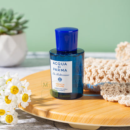 Acqua Di Parma body lotion, hotel-shampoo-conditioner
