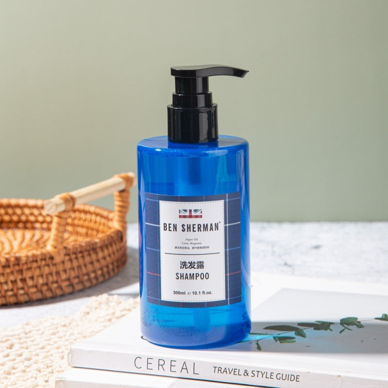 one bottle of BEN SHERMAN hotel shampoo 300ml.
