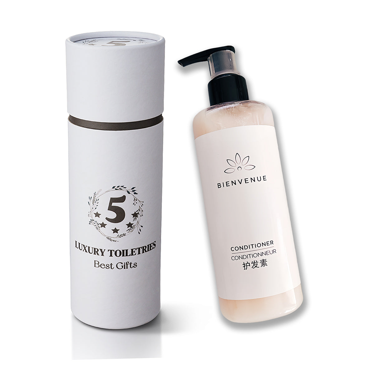 Meipeng Luxury Hotel Shampoo &amp; Conditioner &amp; Shower Gel &amp; Body Lotion 300ML BIENVENUE
