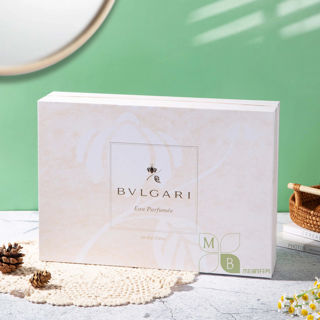 BVLGARI Hair &amp; Body Set Green Tea (300ML Each)