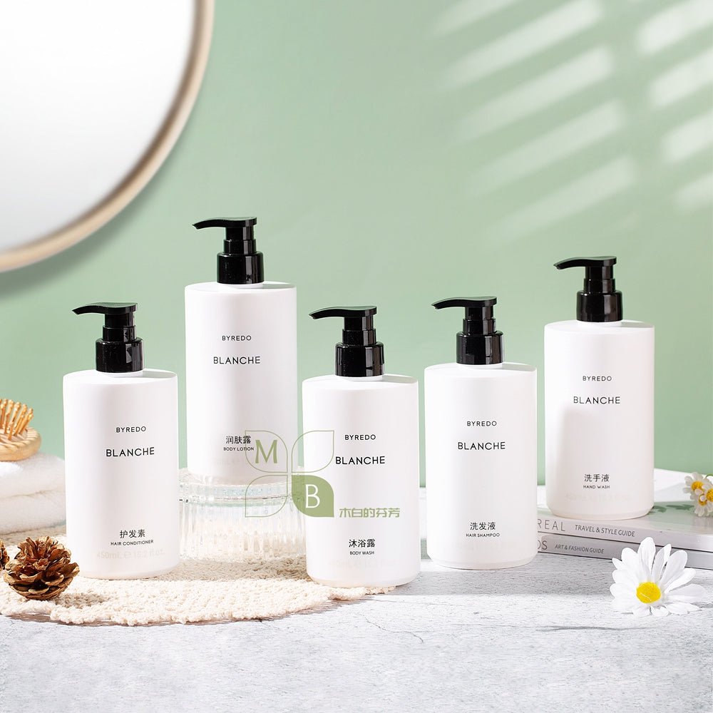 BYREDO BLANCHE, body lotion, hotel-shampoo-conditioner
