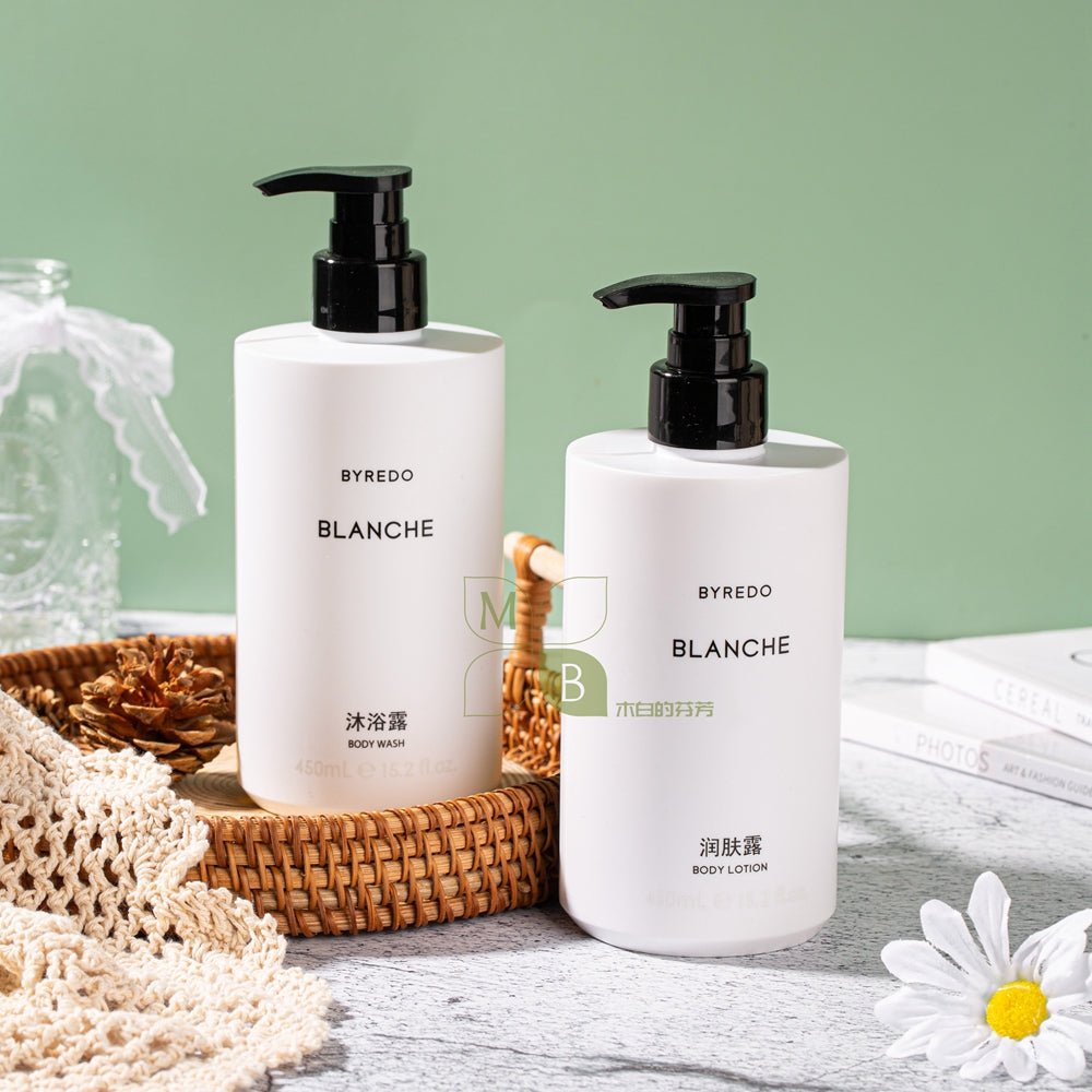 BYREDO BLANCHE, body lotion, hotel-shampoo-conditioner