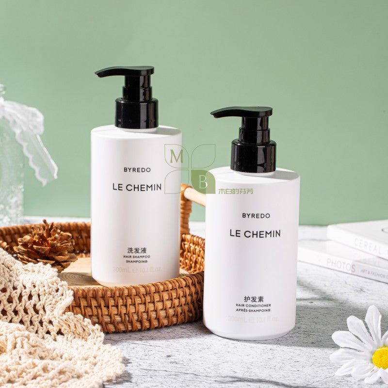 BYREDO body lotion, hotel-shampoo-conditioner, LE CHEMIN