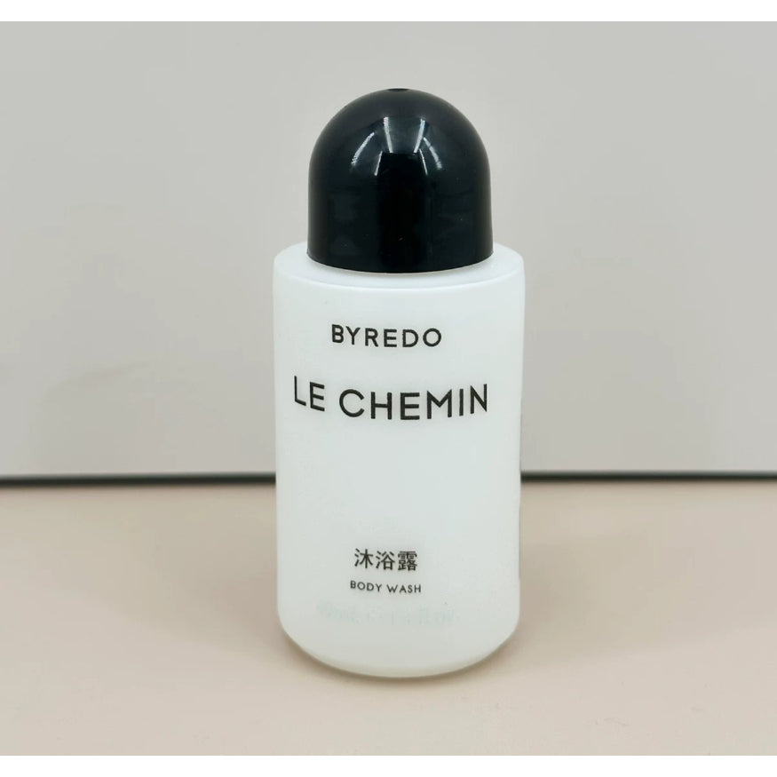 BYREDO body lotion, hotel-shampoo-conditioner, LE CHEMIN