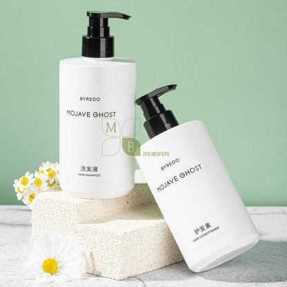 BYREDO body lotion, BYREDO MOJAVE GHOST, BYREDO Shampoo, hotel-shampoo-conditioner
