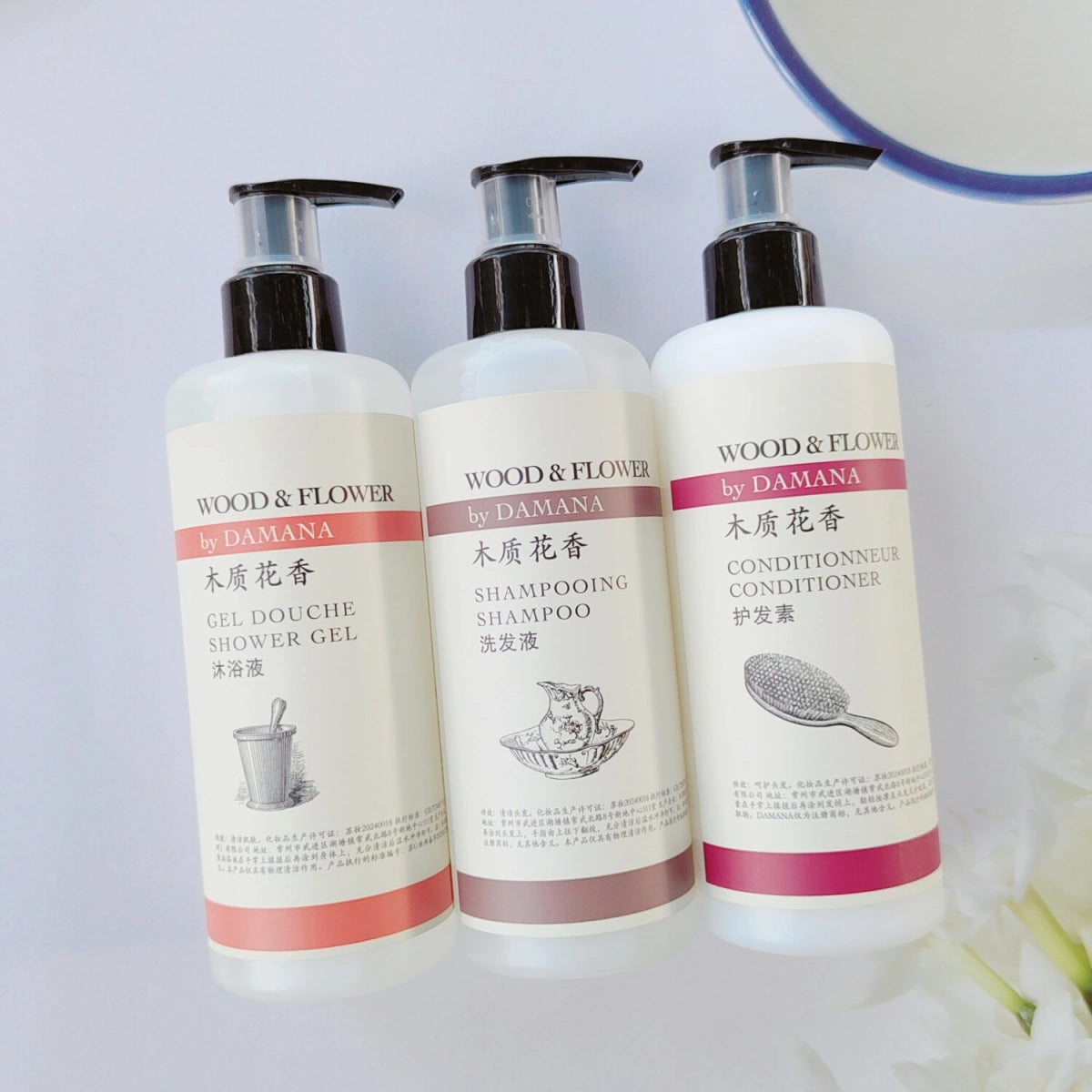 DAMANA Shampoo or Shower Gel or Conditioner or Body Lotion or Hand Wash 300ML