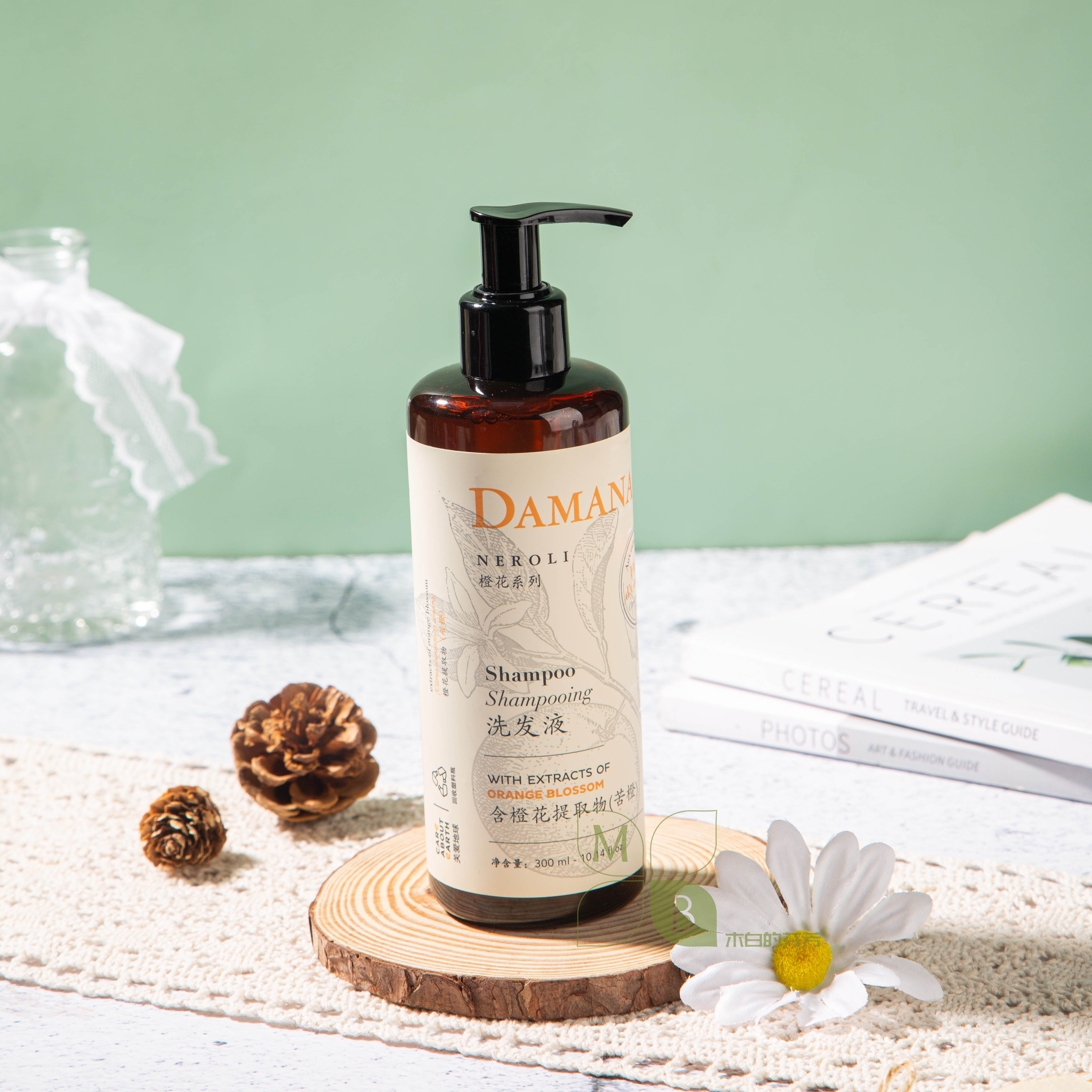 Century Golden Resources Hotel Shampoo &amp; Conditioner &amp; Shower Gel 300ML DAMANA NEROLI