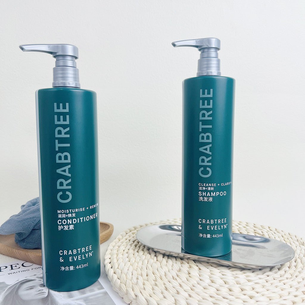 Crabtree and Evelyn body lotion, Hiltion, hotel-shampoo-conditioner