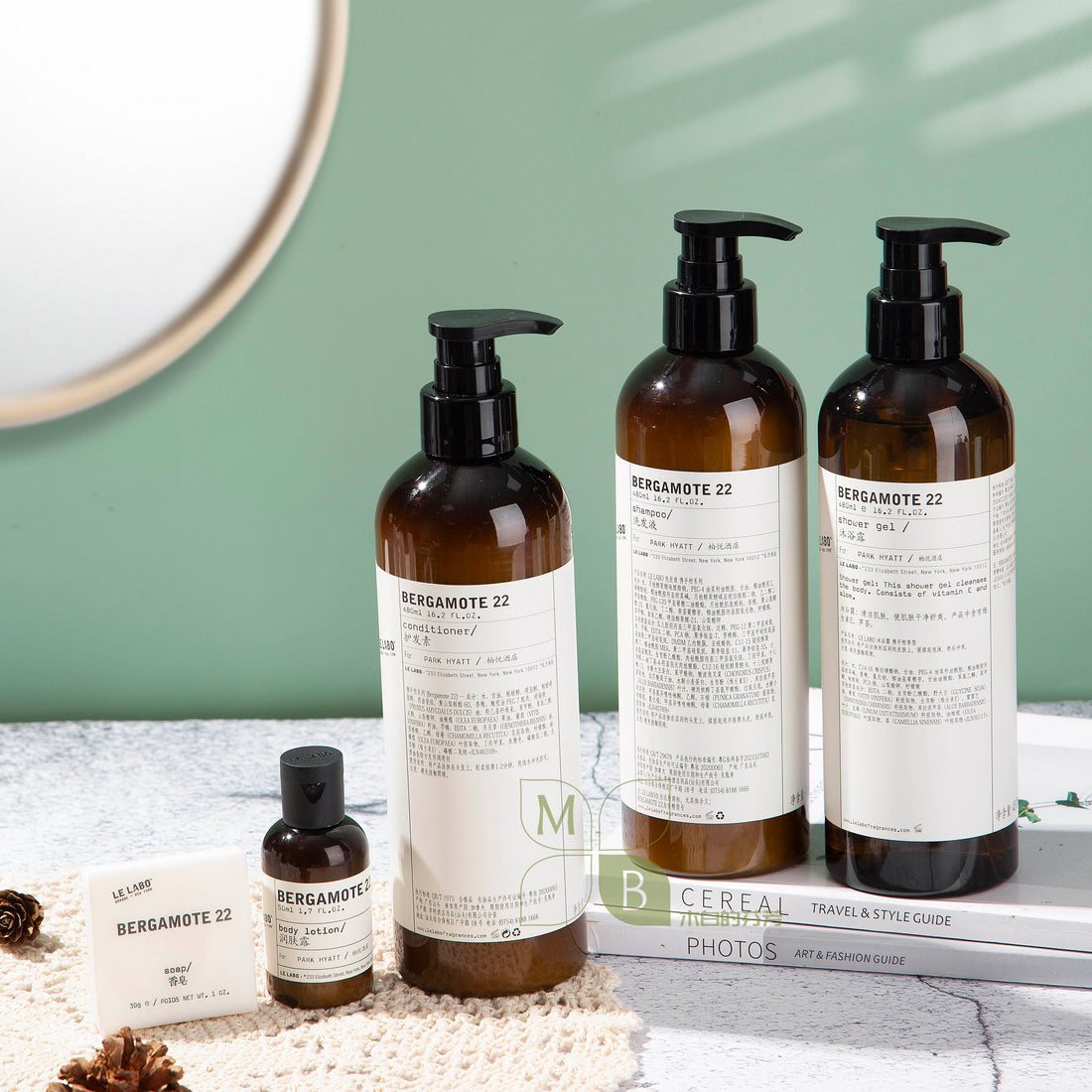 LE LABO SANTAL 22 body lotion, hotel-shampoo-conditioner